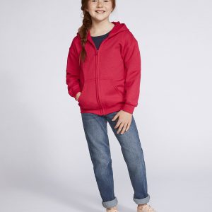 Heavy Blend? youth full-zip hooded sweatshirt